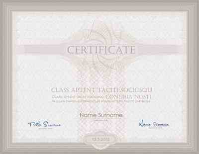 Certificates of proof of entry on the register